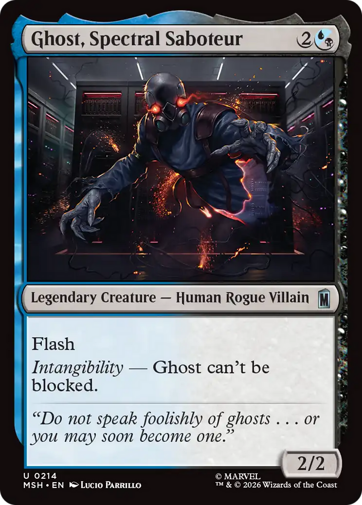 Ghost, Spectral Saboteur [Marvel Super Heroes] Foil