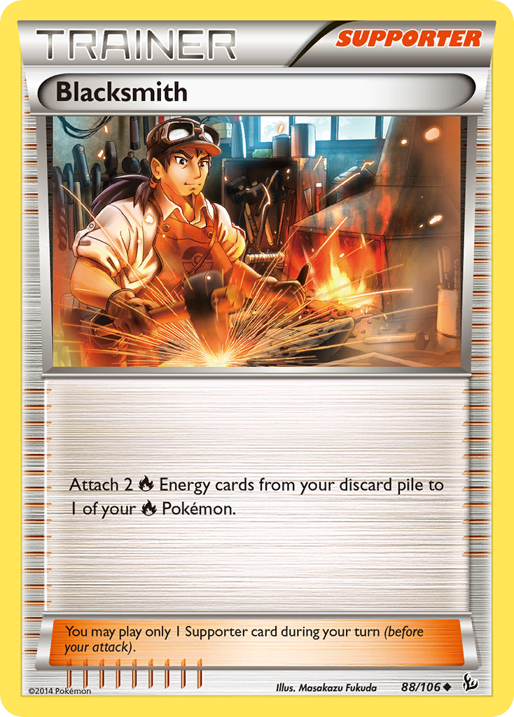 Blacksmith (88/106) [XY: Flashfire] Reverse Holofoil
