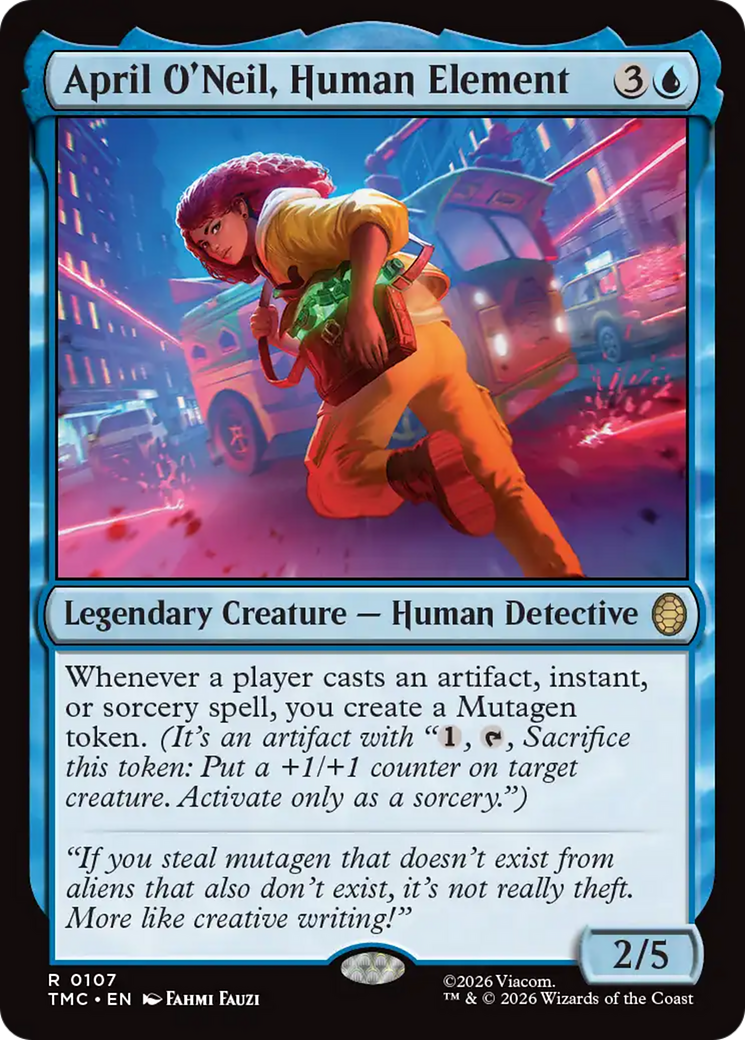 April O'Neil, Human Element [Teenage Mutant Ninja Turtles Commander] Foil