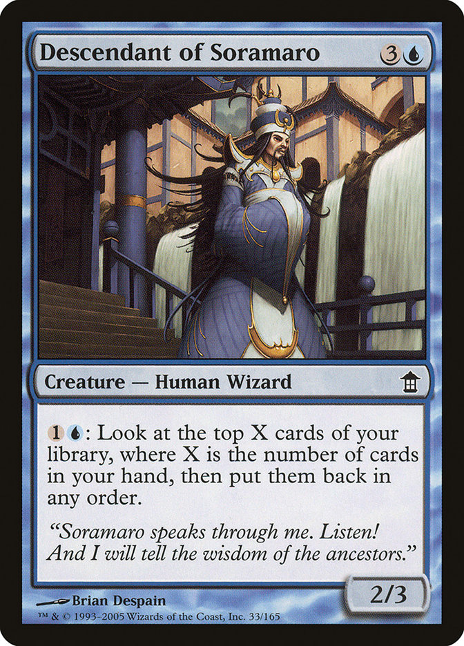 Descendant of Soramaro [Saviors of Kamigawa] Foil