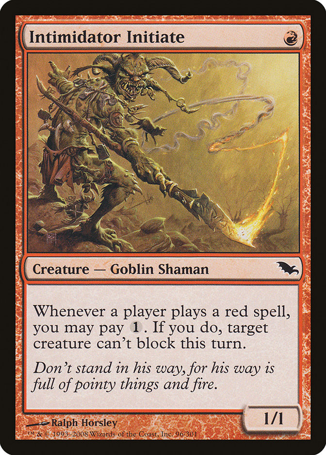 Intimidator Initiate [Shadowmoor] Foil