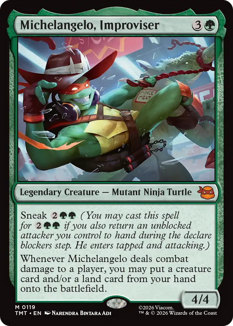 Michelangelo, Improviser [Teenage Mutant Ninja Turtles] Foil