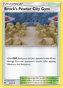 Brock's Pewter City Gym (54/68) [Sun & Moon: Hidden Fates] Reverse Holofoil