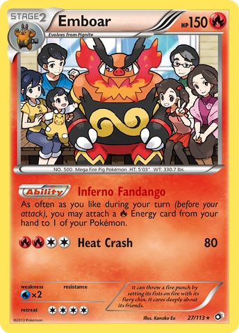 Emboar (27/113) [Black & White: Legendary Treasures] Reverse Holofoil