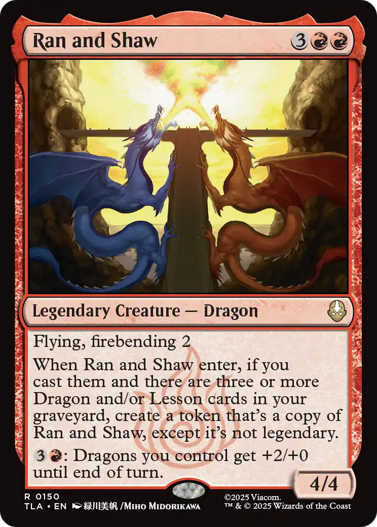 Ran and Shaw [Avatar: The Last Airbender] Foil