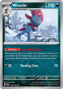 Weavile (134/193) [Scarlet & Violet: Paldea Evolved] Reverse Holofoil
