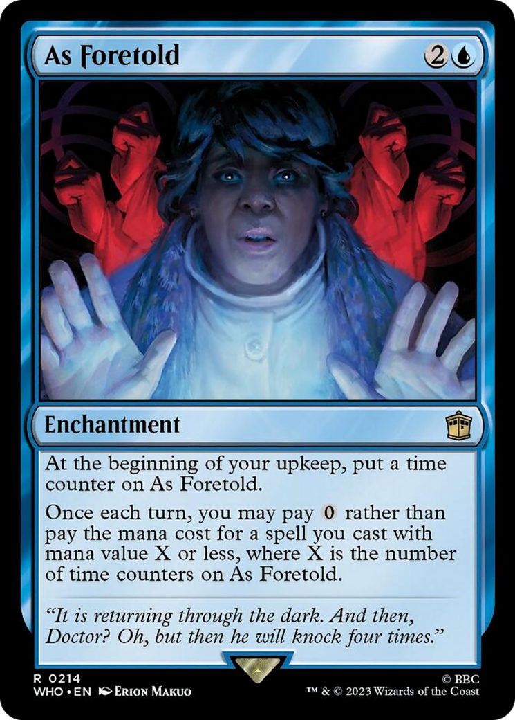 As Foretold [Doctor Who] Foil