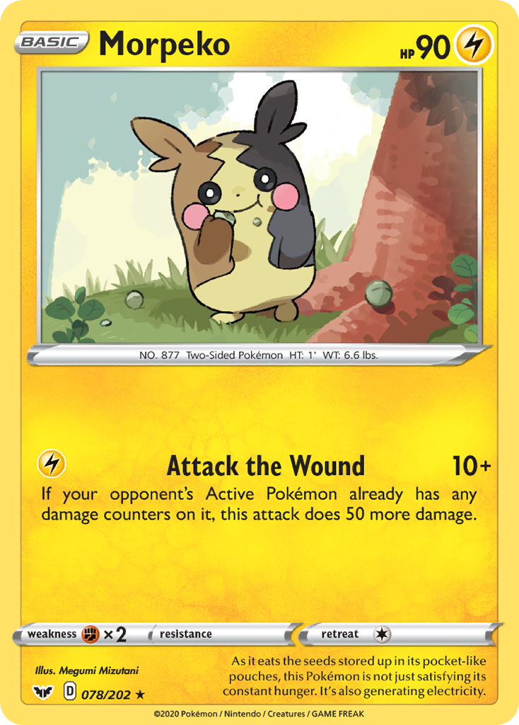Morpeko (078/202) [Sword & Shield: Base Set] Reverse Holofoil