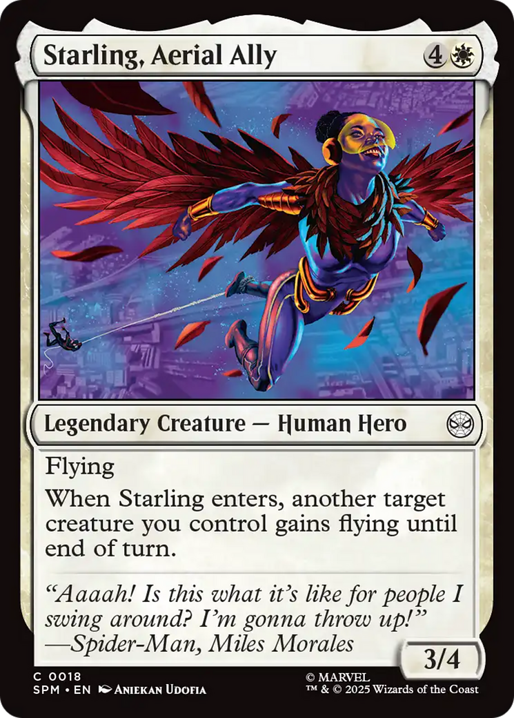 Starling, Aerial Ally [Marvel's Spider-Man] Foil