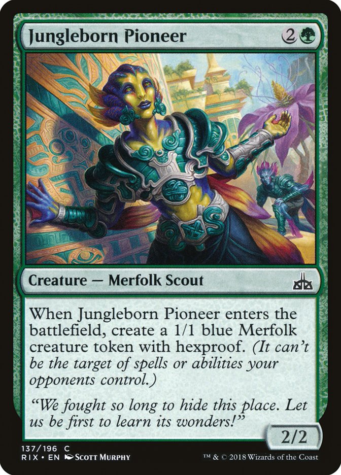 Jungleborn Pioneer [Rivals of Ixalan] Foil