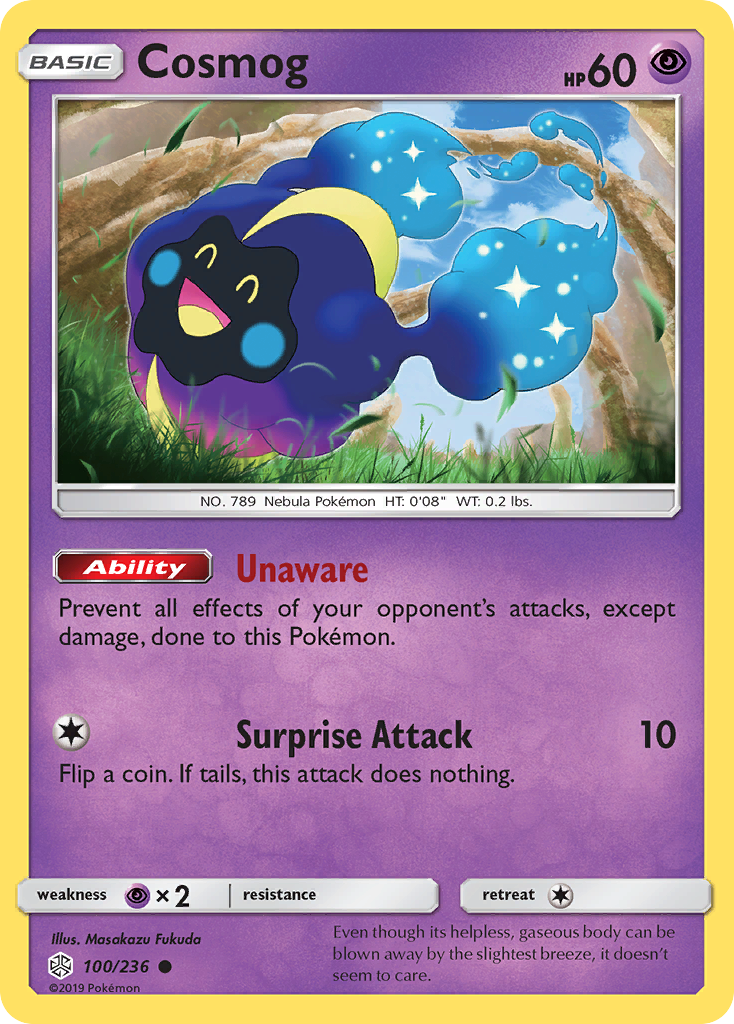 Cosmog (100/236) [Sun & Moon: Cosmic Eclipse] Reverse Holofoil
