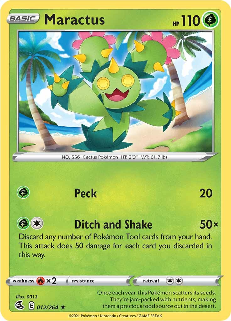 Maractus (012/264) [Sword & Shield: Fusion Strike] Reverse Holofoil