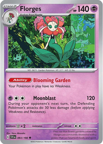 Florges (093/198) [Scarlet & Violet: Base Set] Reverse Holofoil