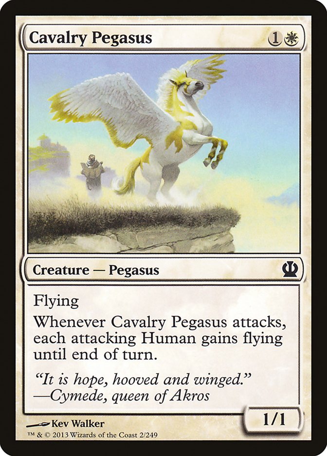 Cavalry Pegasus [Theros] Foil