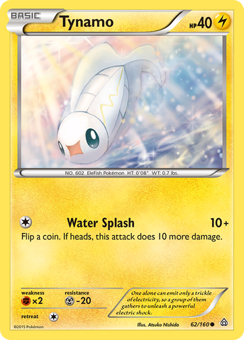 Tynamo (62/160) [XY: Primal Clash] Reverse Holofoil