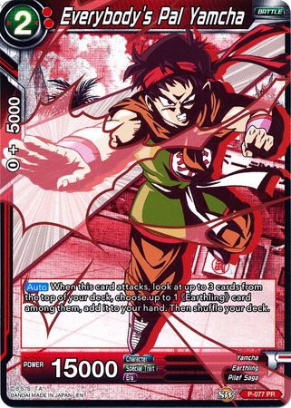 Everybody's Pal Yamcha (Alternate Art) (P-077) [Special Anniversary Set] Parallel Foil