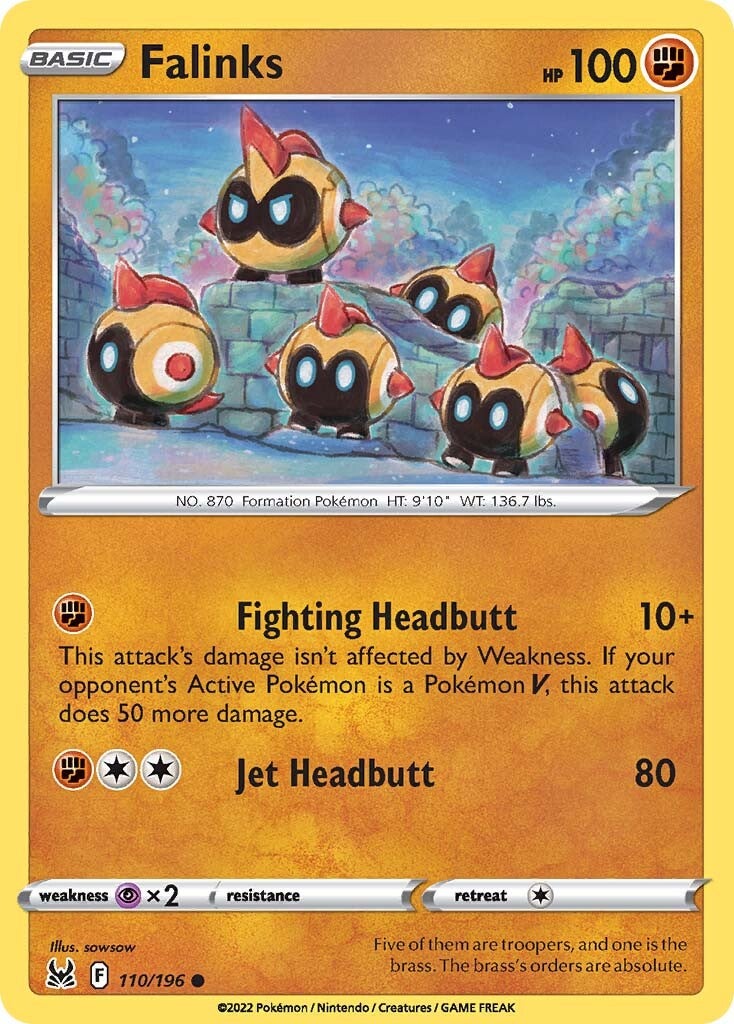 Falinks (110/196) [Sword & Shield: Lost Origin] Reverse Holofoil