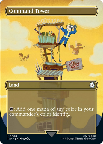 Command Tower (Borderless) [Fallout] Foil