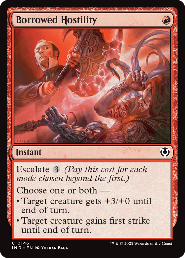 Borrowed Hostility [Innistrad Remastered] Foil