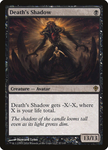 Death's Shadow [Worldwake] Foil