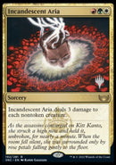 Incandescent Aria (Promo Pack) [Streets of New Capenna Promos] Foil