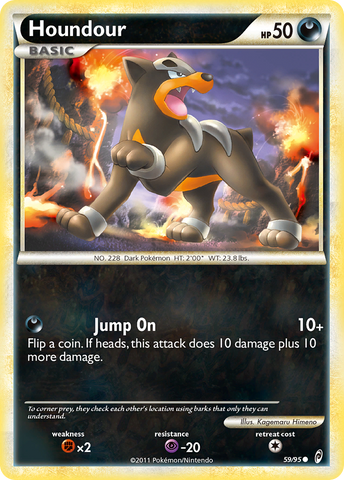 Houndour (59/95) [HeartGold & SoulSilver: Call of Legends] Reverse Holofoil