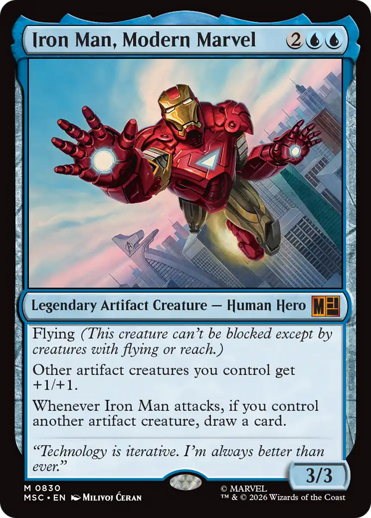 Iron Man, Modern Marvel [Marvel Super Heroes Commander] Foil