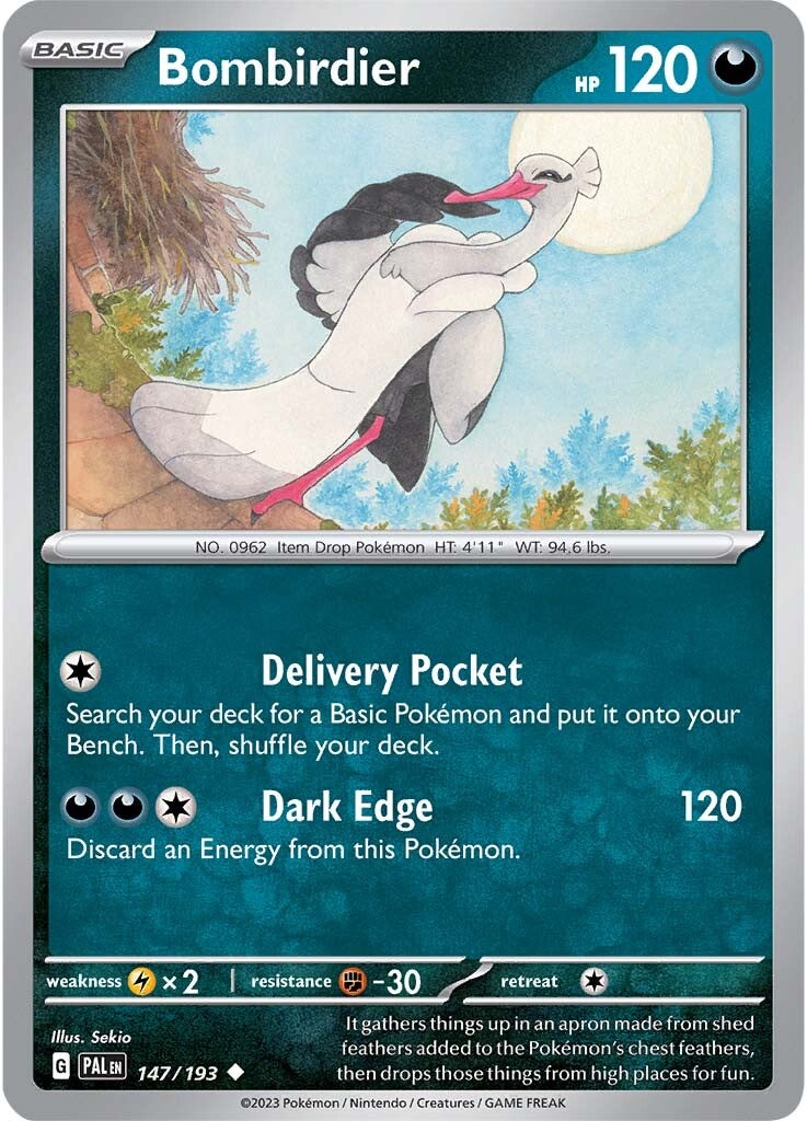 Bombirdier (147/193) [Scarlet & Violet: Paldea Evolved] Reverse Holofoil