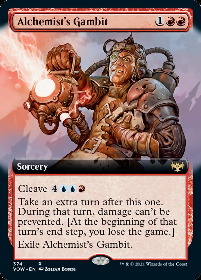 Alchemist's Gambit (Extended Art) [Innistrad: Crimson Vow] Foil
