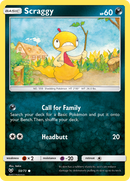 Scraggy (50/73) [Sun & Moon: Shining Legends] Reverse Holofoil
