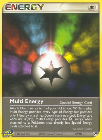 Multi Energy (93/100) [EX: Sandstorm] Reverse Holofoil