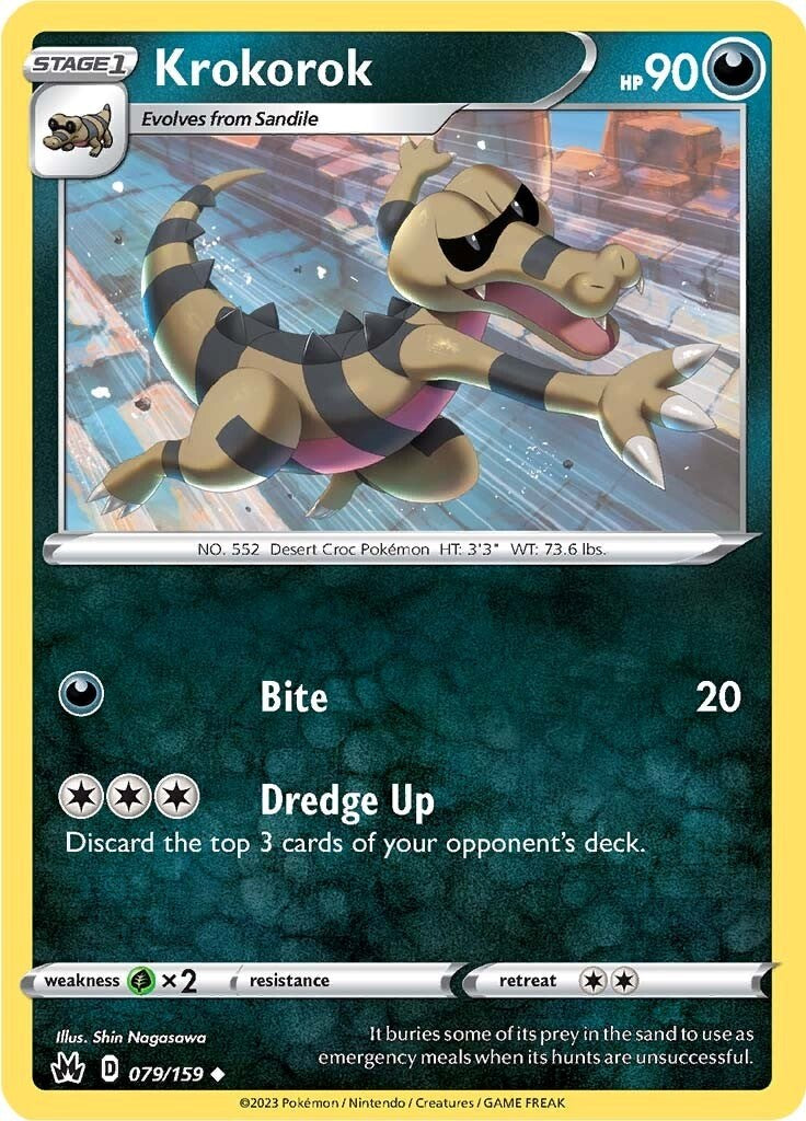 Krokorok (079/159) [Sword & Shield: Crown Zenith] Reverse Holofoil