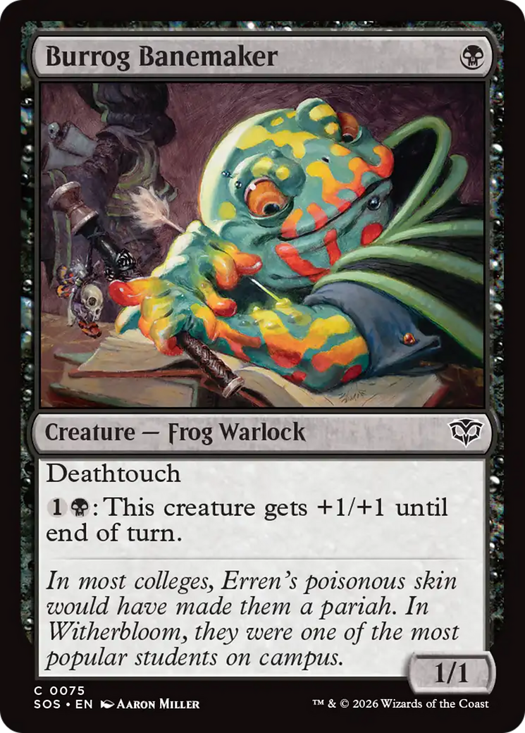 Burrog Banemaker [Secrets of Strixhaven] Foil
