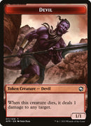 Devil // Boo Double-Sided Token [Dungeons & Dragons: Adventures in the Forgotten Realms Tokens] Foil