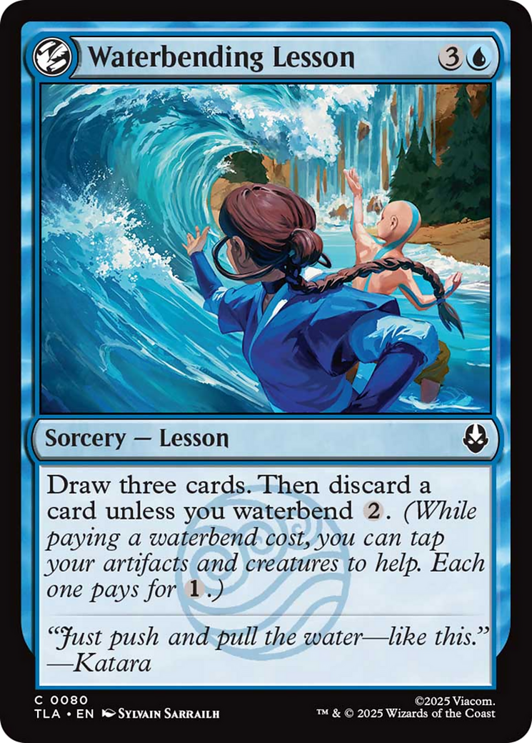 Waterbending Lesson [Avatar: The Last Airbender] Foil