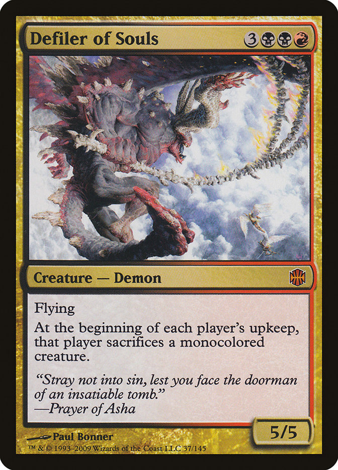 Defiler of Souls [Alara Reborn] Foil