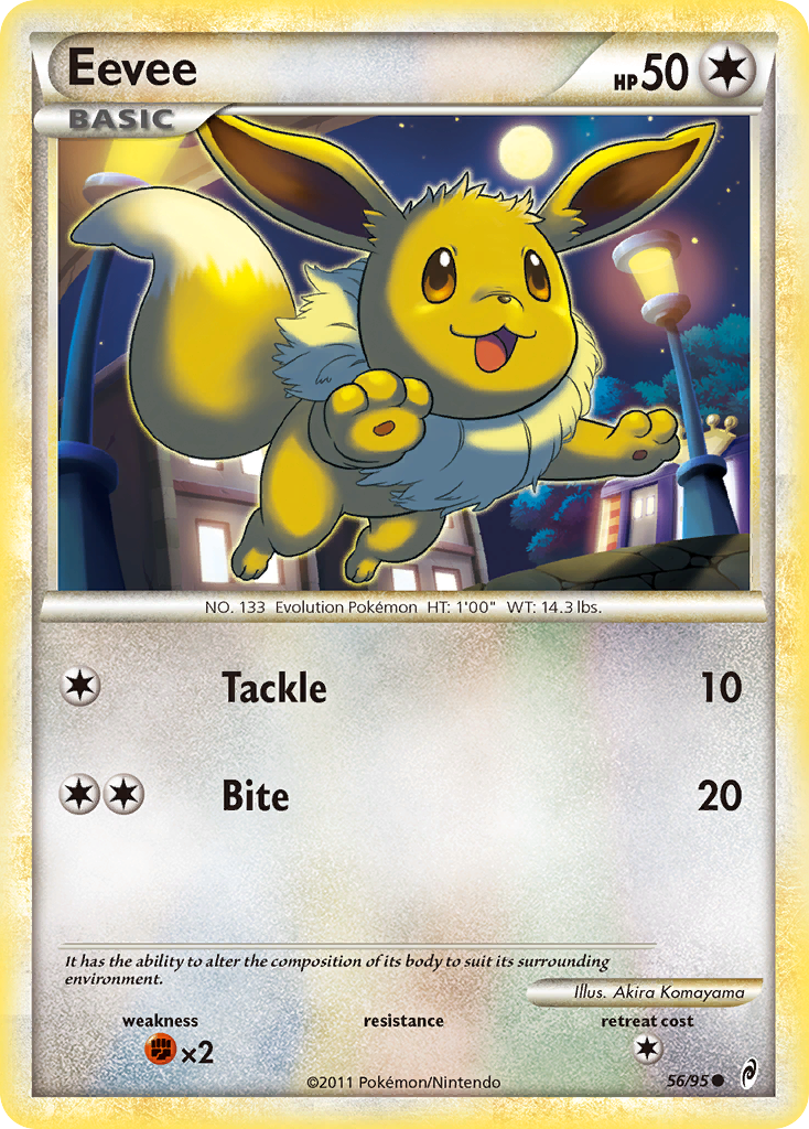 Eevee (56/95) [HeartGold & SoulSilver: Call of Legends] Reverse Holofoil