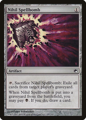 Nihil Spellbomb [Scars of Mirrodin] Foil