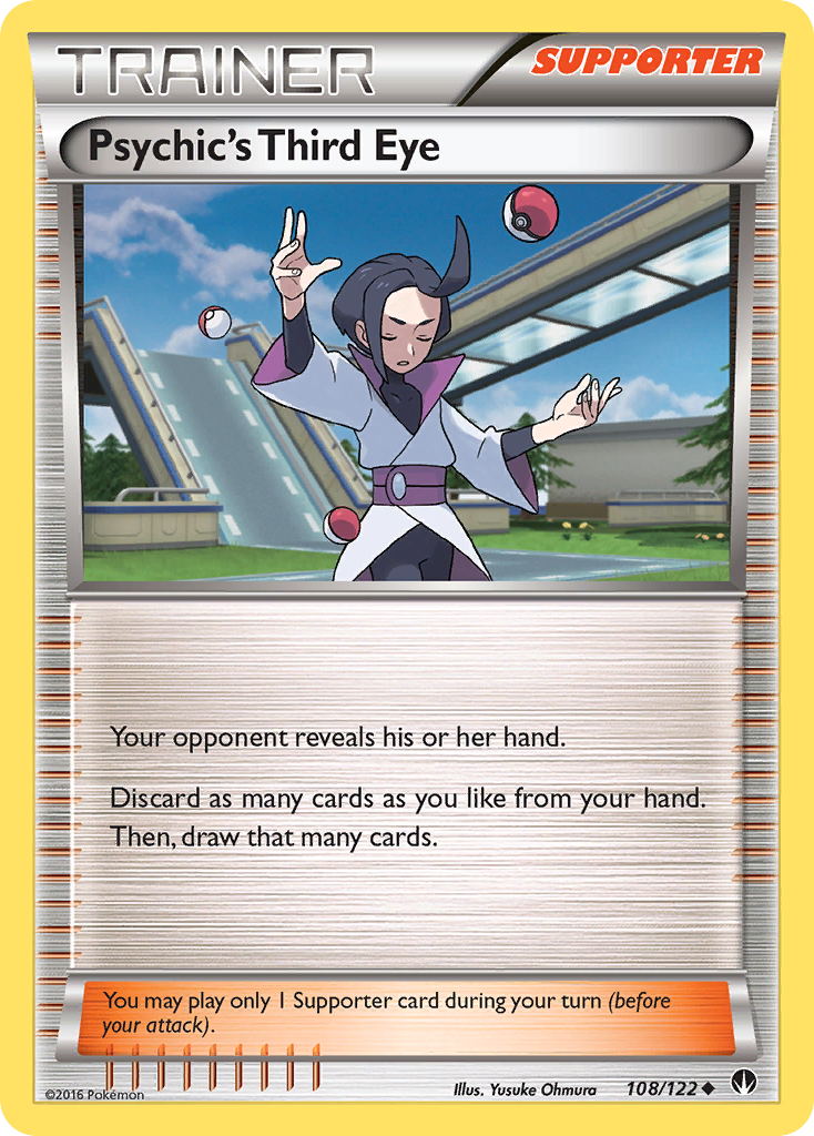 Psychic's Third Eye (108/122) [XY: BREAKpoint] Reverse Holofoil