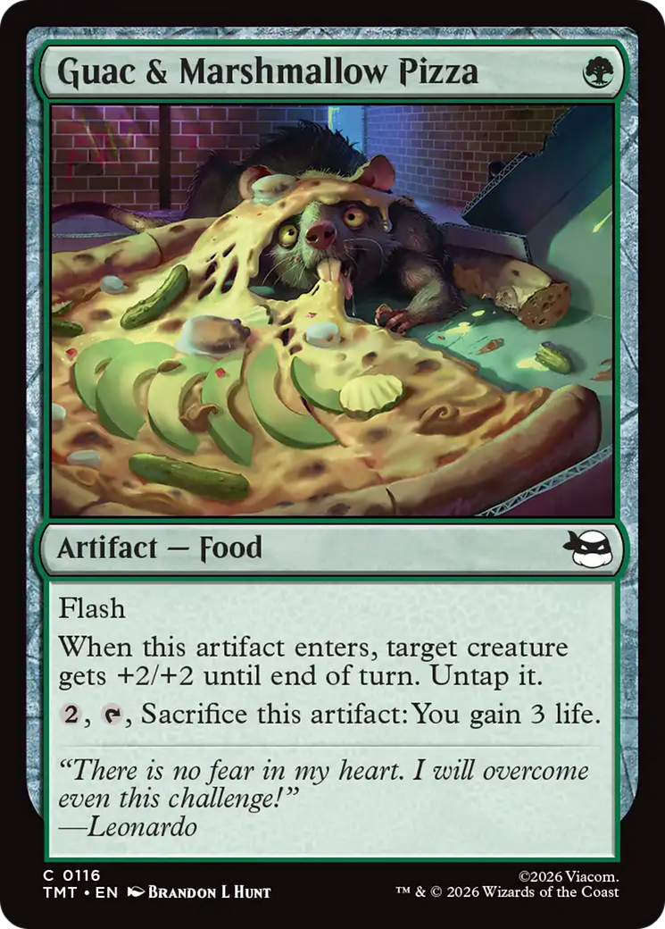 Guac & Marshmallow Pizza [Teenage Mutant Ninja Turtles] Foil