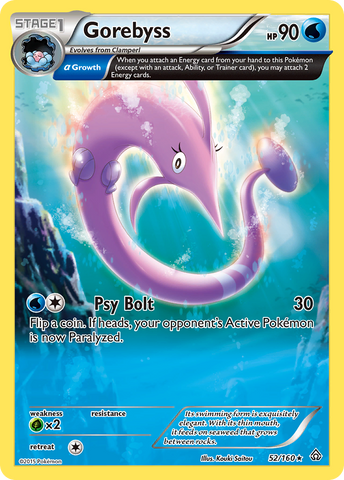 Gorebyss (52/160) [XY: Primal Clash] Reverse Holofoil
