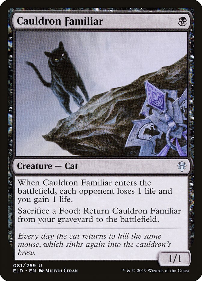 Cauldron Familiar [Throne of Eldraine] Foil