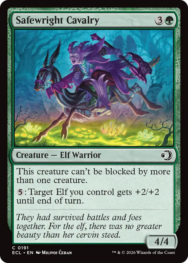 Safewright Cavalry [Lorwyn Eclipsed] Foil