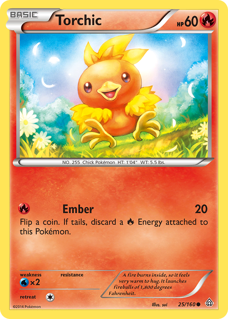 Torchic (25/160) [XY: Primal Clash] Reverse Holofoil
