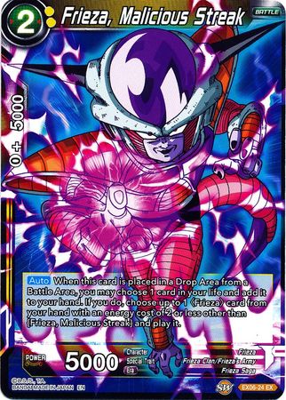 Frieza, Malicious Streak (EX06-24) [Special Anniversary Set] Parallel Foil
