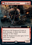 Ill-Tempered Loner // Howlpack Avenger (Extended Art) [Innistrad: Crimson Vow] Foil