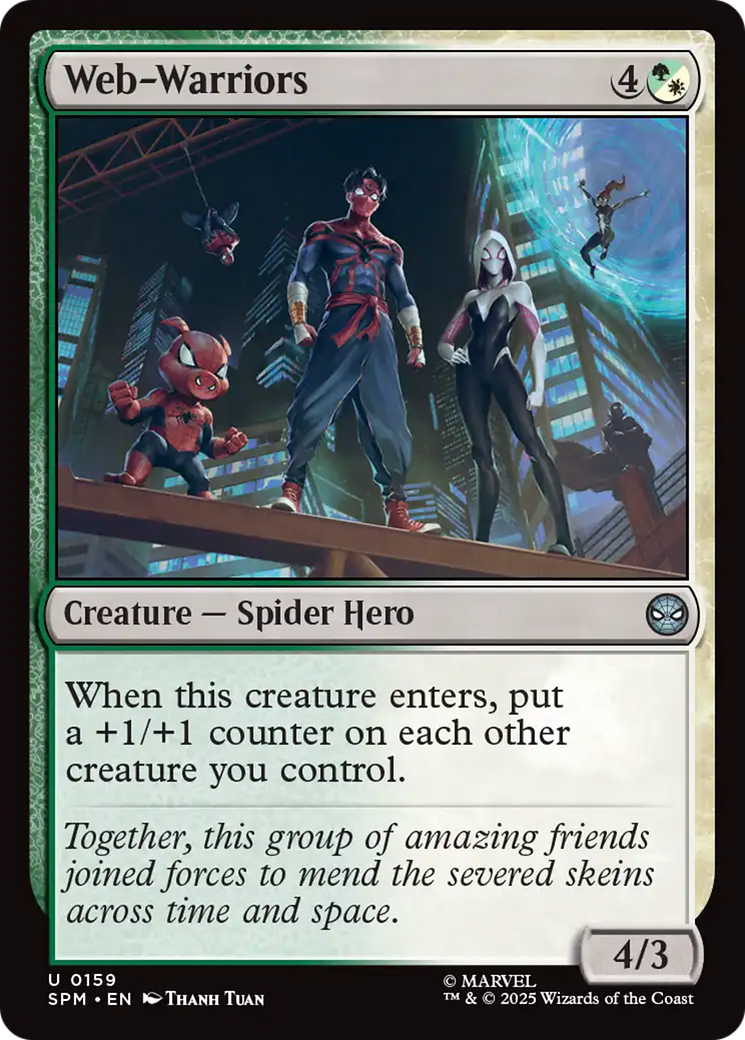 Web-Warriors [Marvel's Spider-Man] Foil