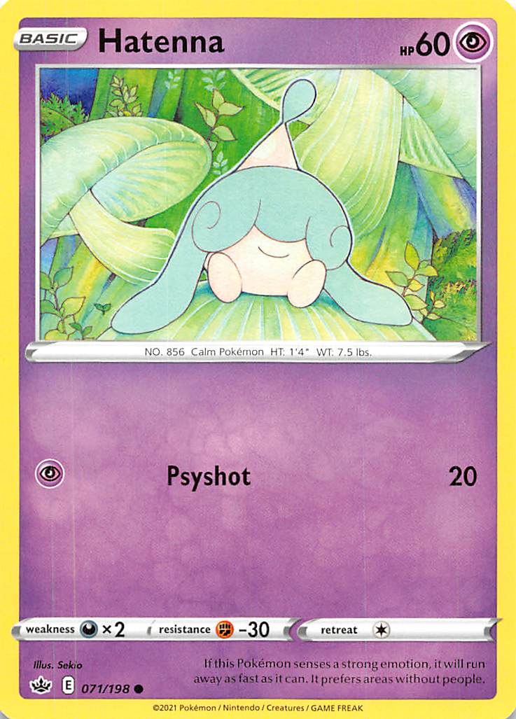 Hatenna (071/198) [Sword & Shield: Chilling Reign] Reverse Holofoil