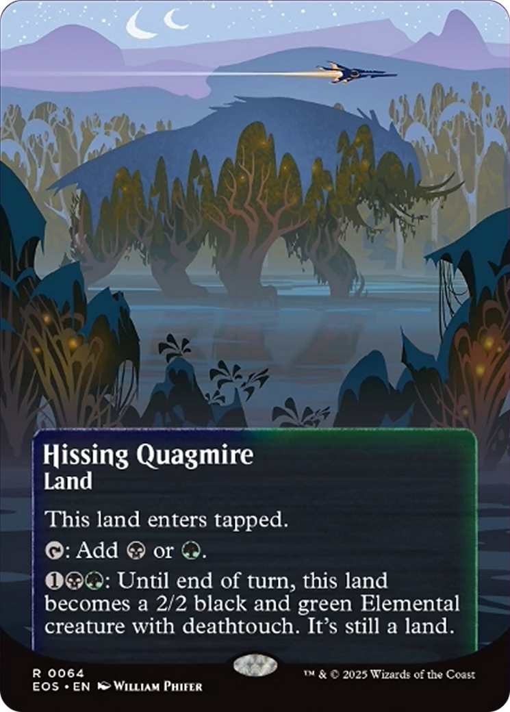 Hissing Quagmire (0064) (Borderless) [Edge of Eternities: Stellar Sights] Foil