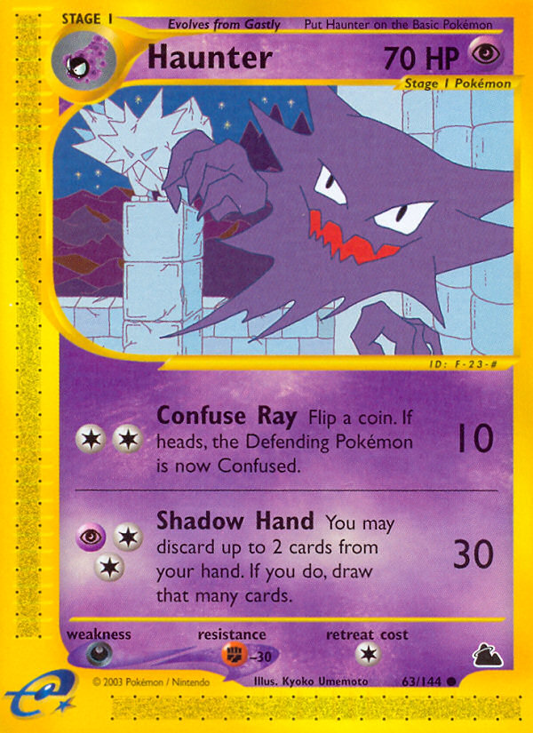 Haunter (63/144) [Skyridge] Reverse Holofoil
